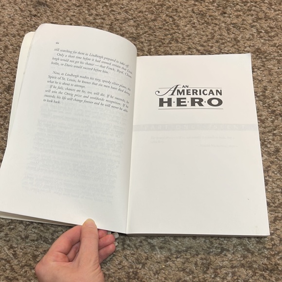 An American Hero the True Story of Charles A. Lindbergh paperback book - Picture 9 of 11